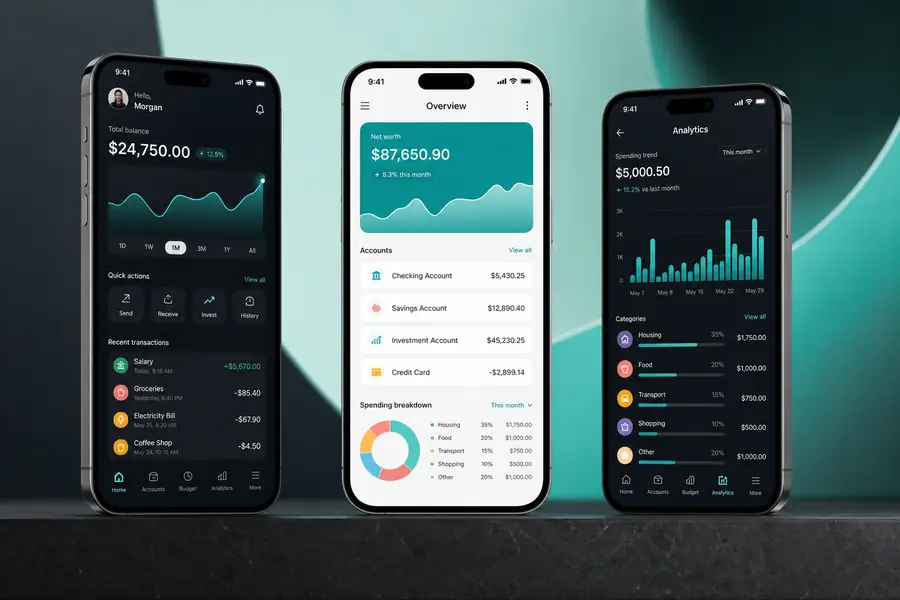 App interface work